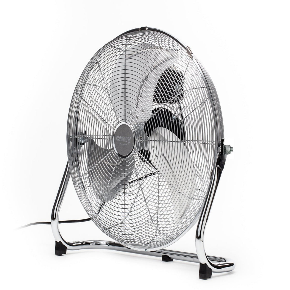 Camry Ventilatore da Pavimento 45 cm in Metallo 3 Velocità – Inclinazione Regolabile