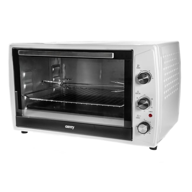 Camry Forno Elettrico Ventilato 63L 2200W – Girarrosto, Luce Interna, Timer