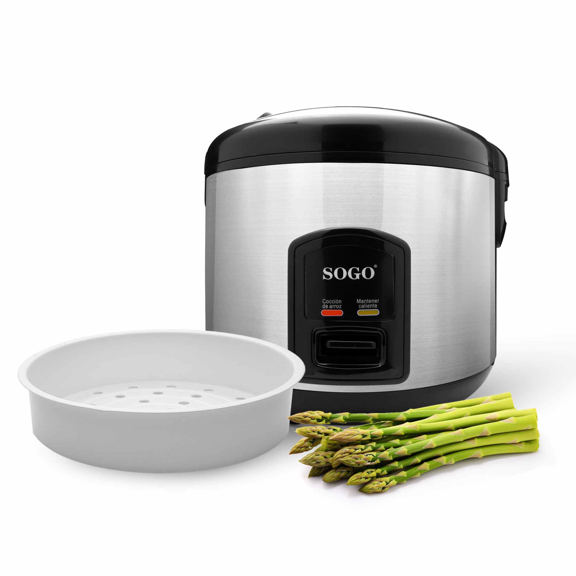 Cuociriso in Acciaio Inox - 1,8L 650 W - SAMULAND