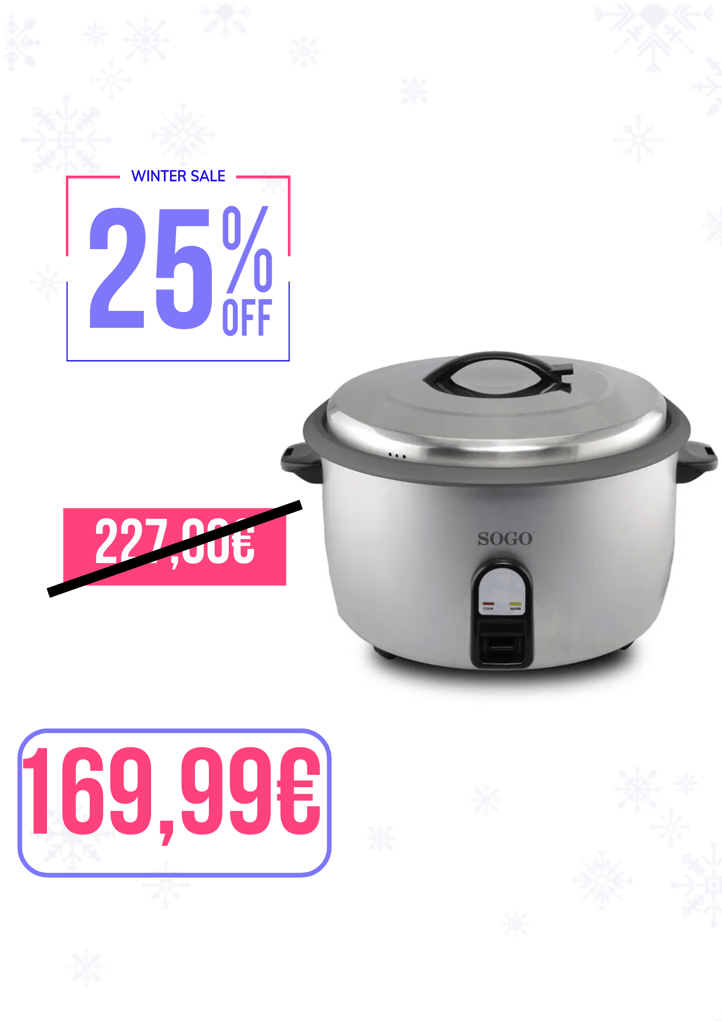 Cuociriso Elettrico Professionale da 10L