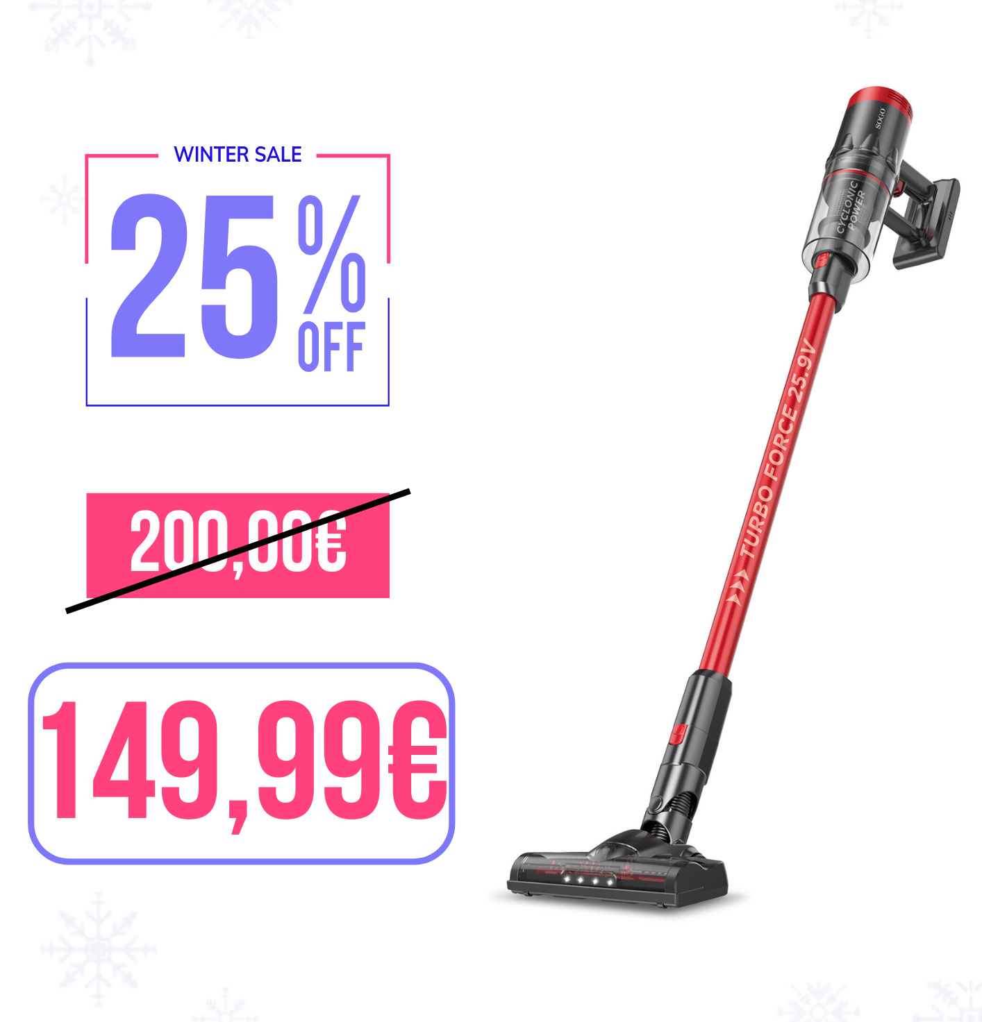 Aspirapolvere Verticale Sogo Ciclonico (senza Sacco) 2in1