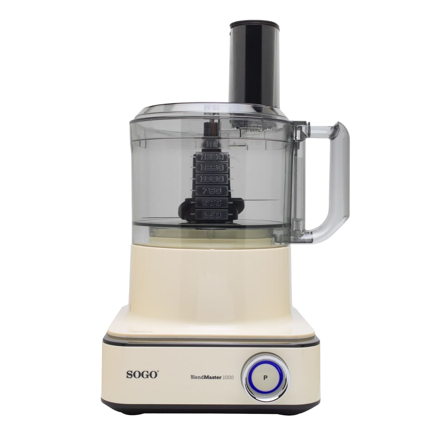 Robot da cucina multifunzione 2,3 L 1000W con display LED 6 velocità funzione Pulse e tritaghiaccio Sogo