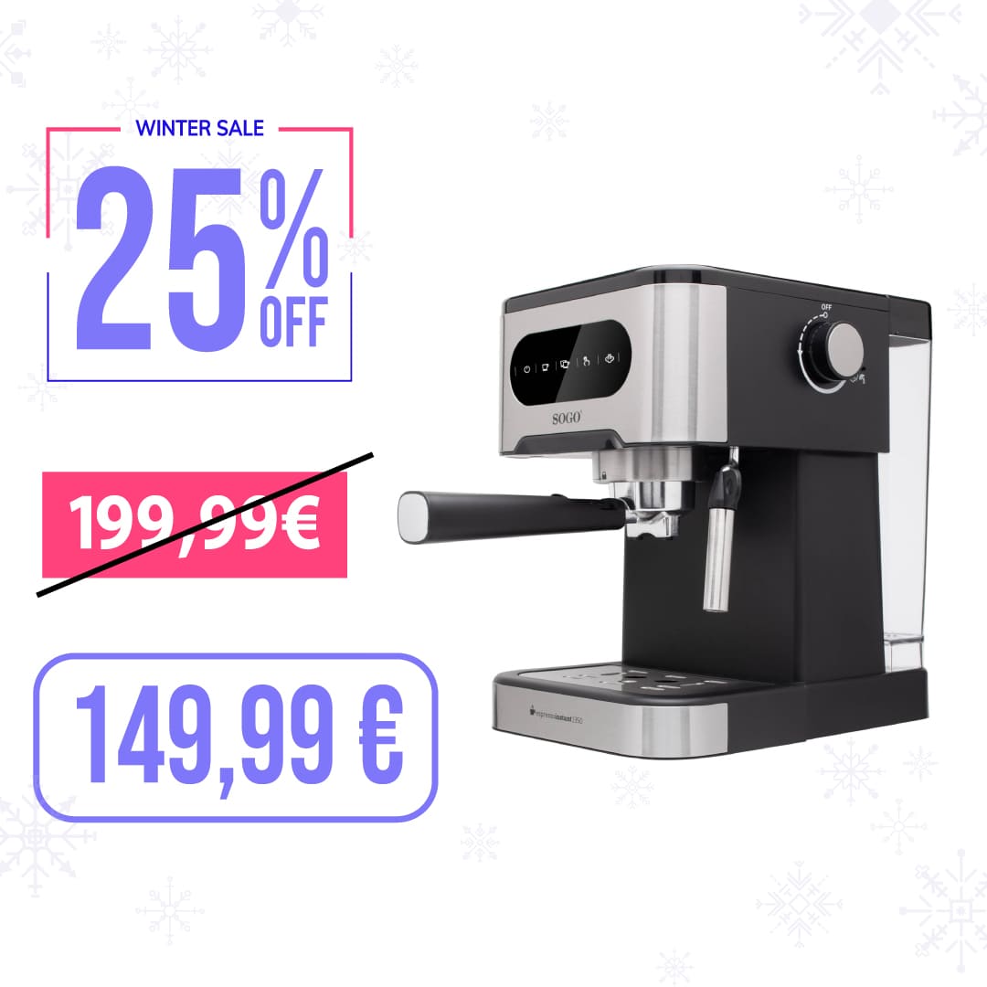 Macchina da Caffè Espresso 20 Bar - Per Cappuccino, Caffellatte e Espresso Perfetti