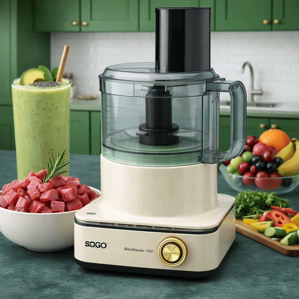 ROBOT DA CUCINA TRITATUTTO CON 10 ACCESSORI