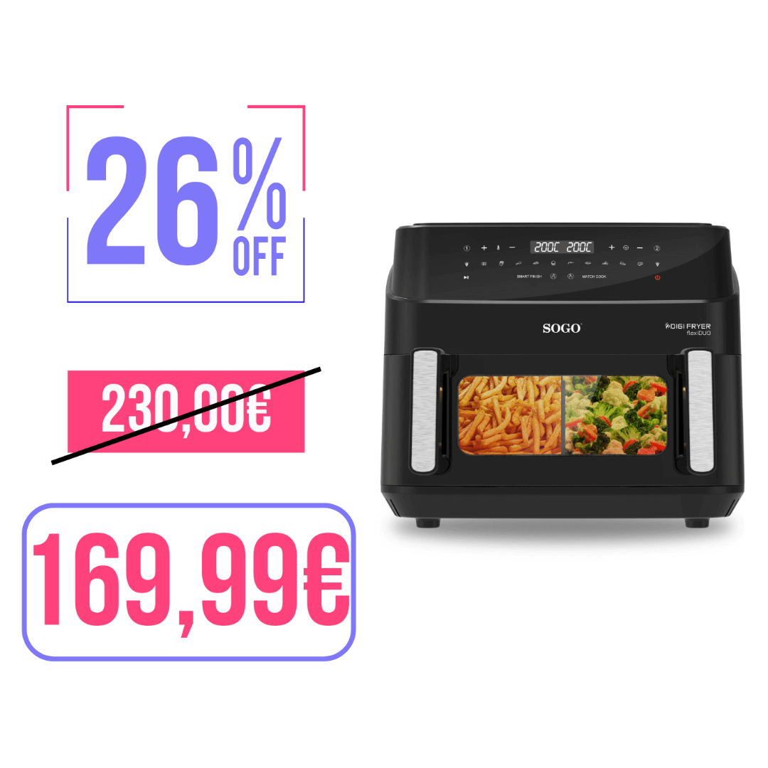 Friggitrice ad Aria Intelligente Multifunzionale 10,5L