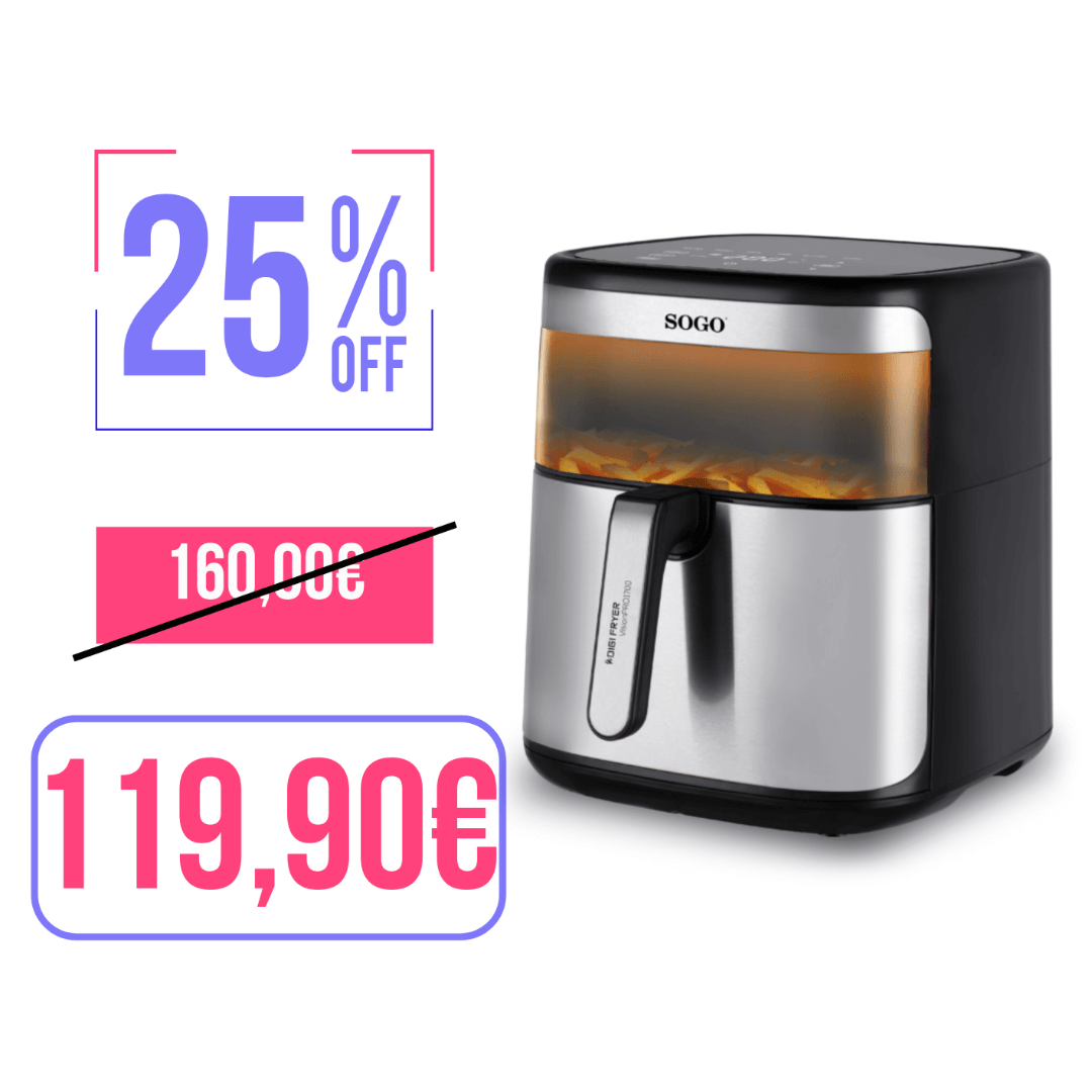 Friggitrice ad aria digitale 10,5 l / 1700W
