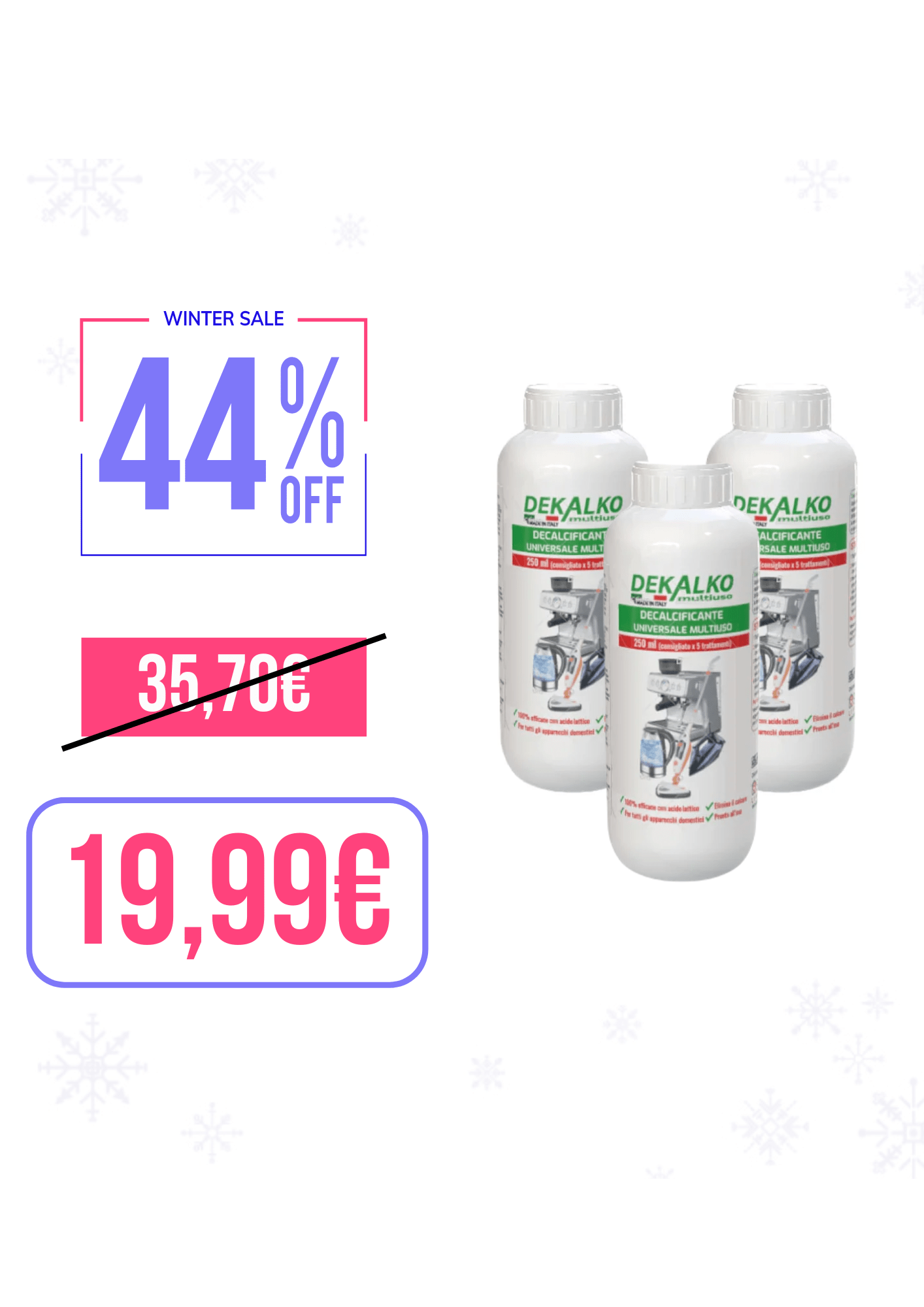Dekalko decalcificante universale multiuso 250ml