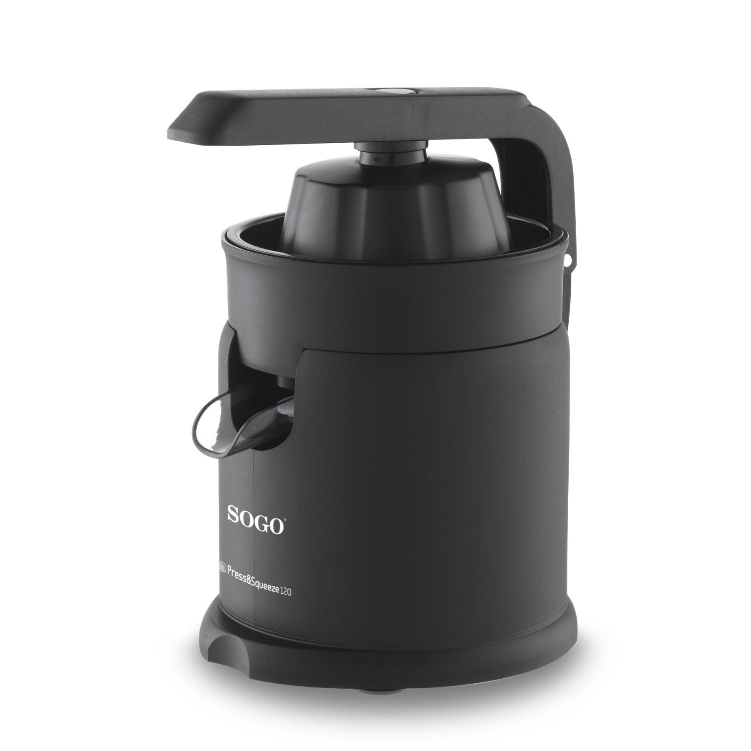 Spremiagrumi a Leva SOGO 250 ml con Sistema Antigoccia 2 Coni per Agrumi Avvio Automatico