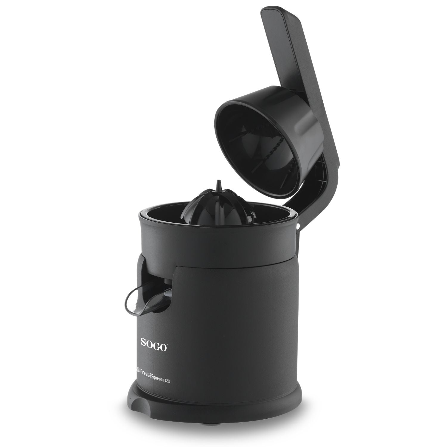 Spremiagrumi a Leva SOGO 250 ml con Sistema Antigoccia 2 Coni per Agrumi Avvio Automatico