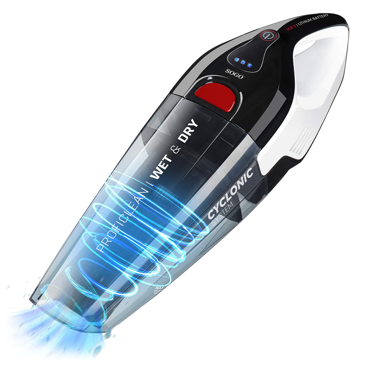 Aspirapolvere portatile senza fili SOGO wet & dry - immagine 2
