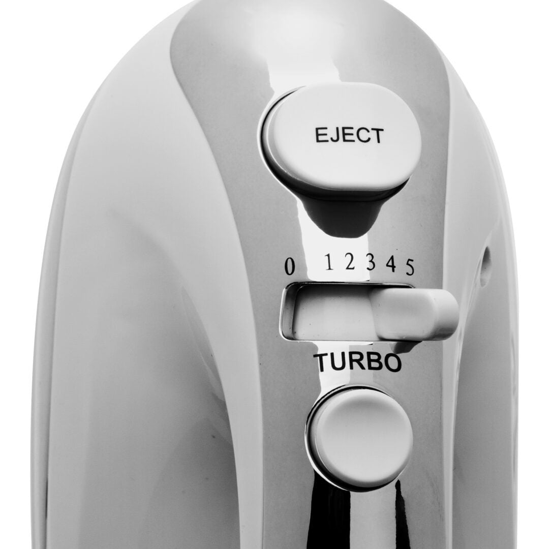 Sbattitore elettrico 300W 5 velocità con funzione Turbo fruste e ganci impastatori in acciaio inox Sogo