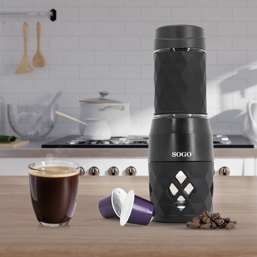 Macchina da caffè portatile manuale SOGO 20 bar - immagine 5