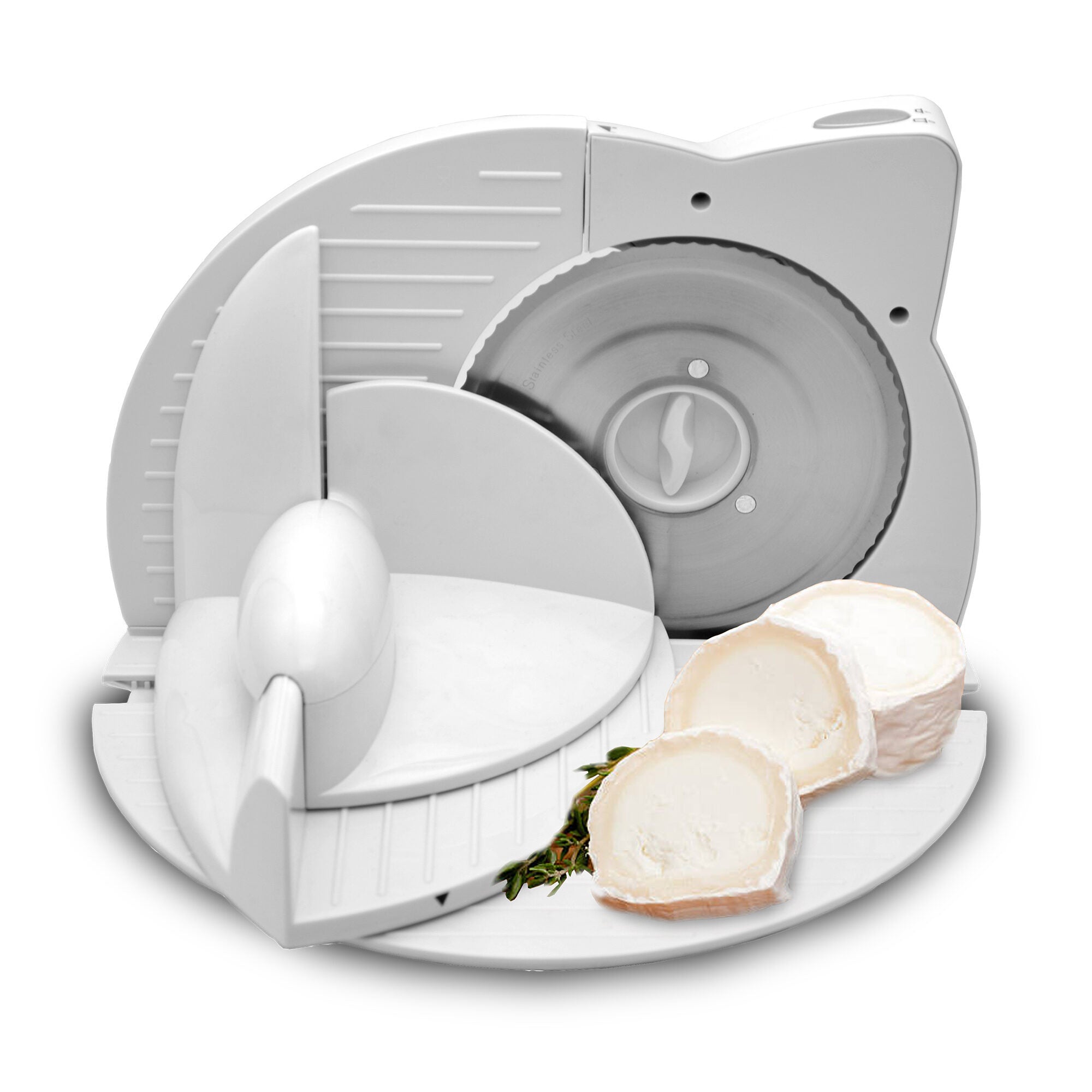 Affettatrice Elettrica 150W con Lama in Acciaio Inox 190 mm Spessore Regolabile Vassoio Removibile SOGO