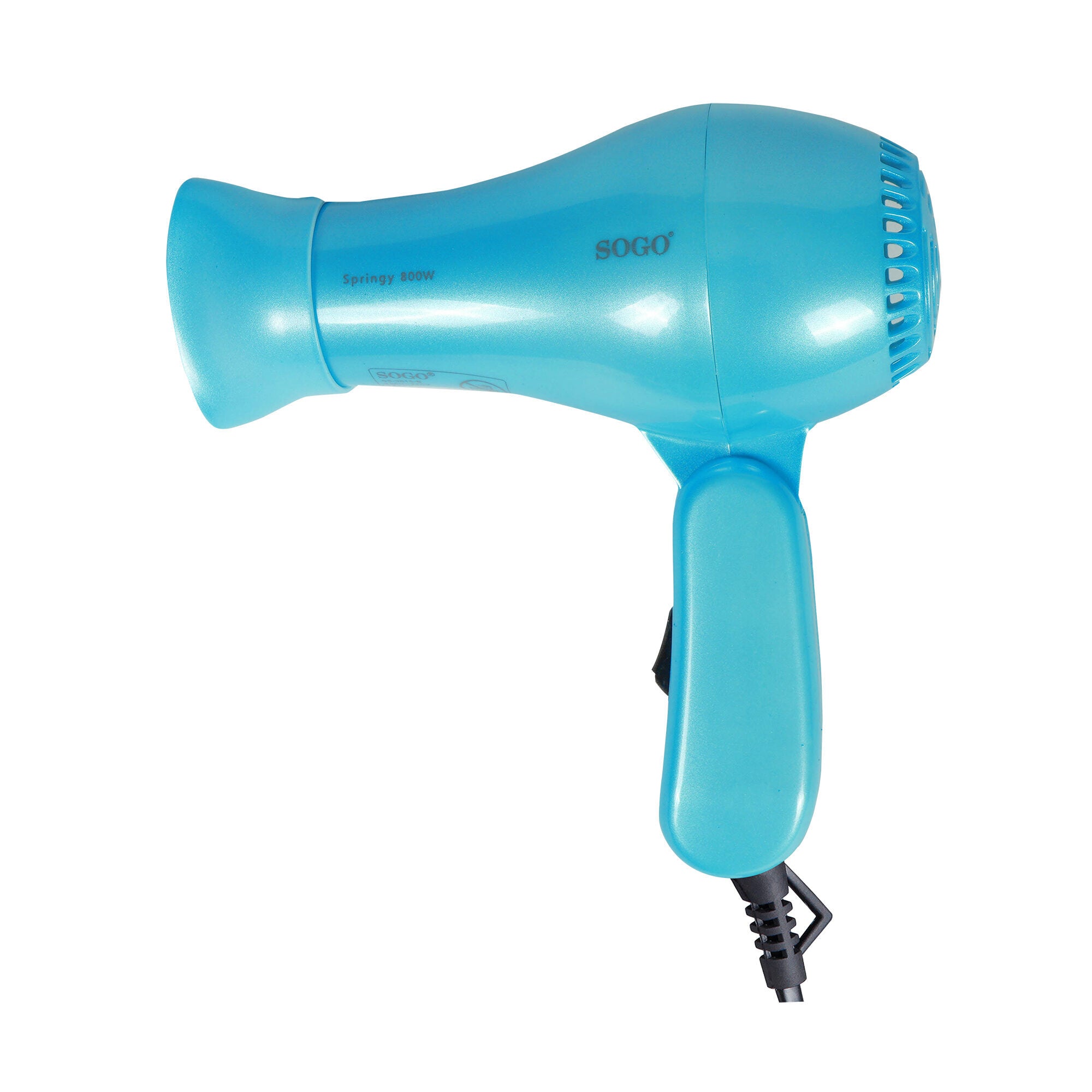Phon da viaggio 800 W pieghevole Sogo blu