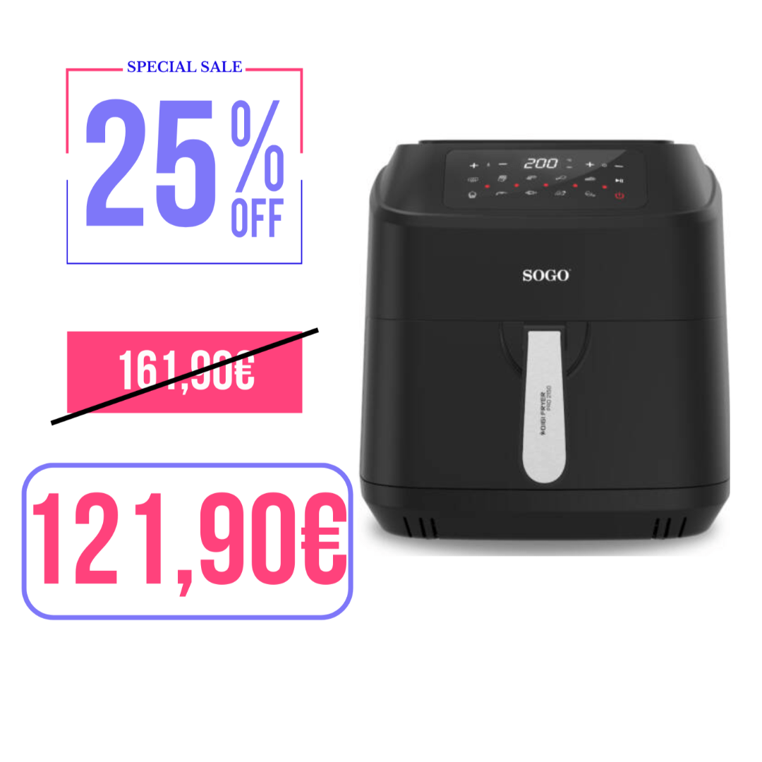 Friggitrice ad Aria Digifryer Max 2150W - Capacità 7,5L