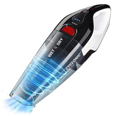 Aspirapolvere portatile senza fili 100 W per solidi e liquidi con filtro HEPA e base di ricarica Sogo