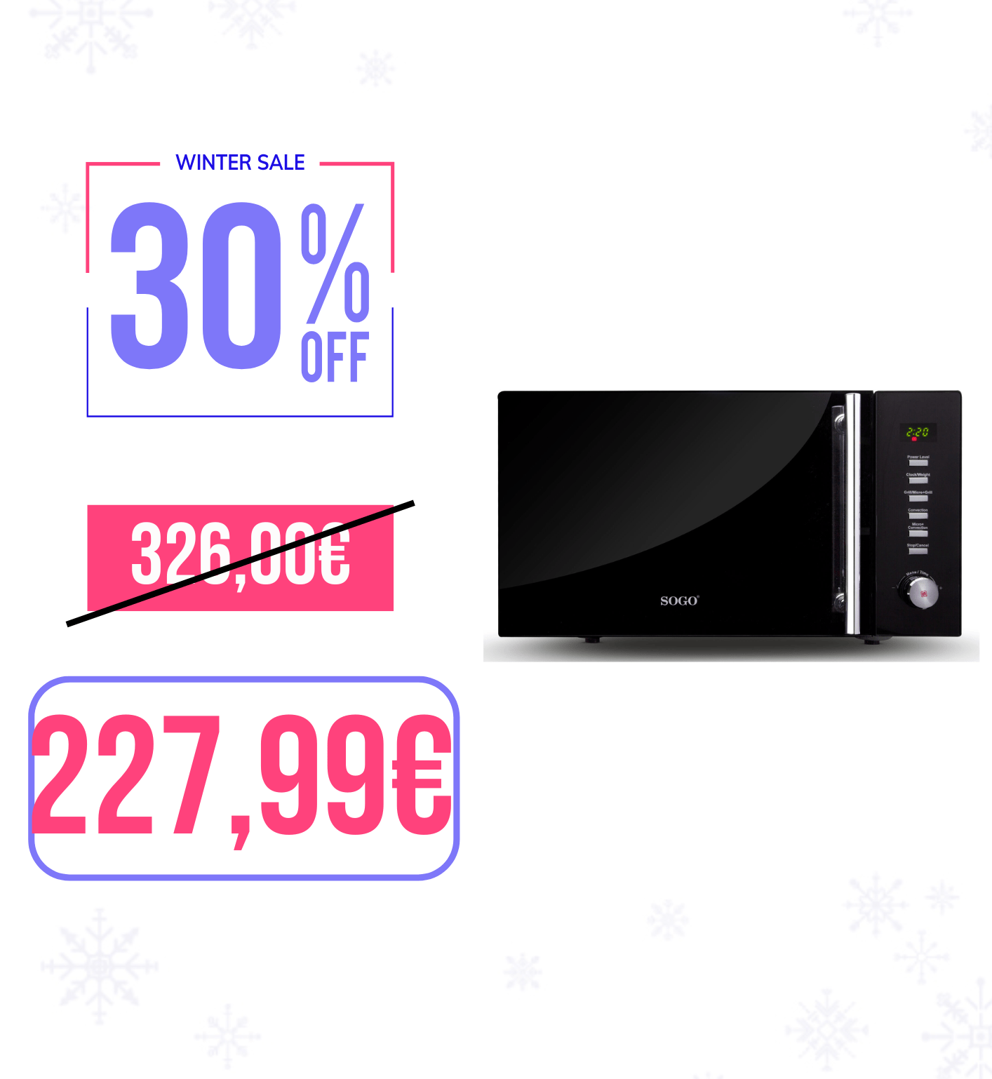 Forno a microonde con grill Sogo