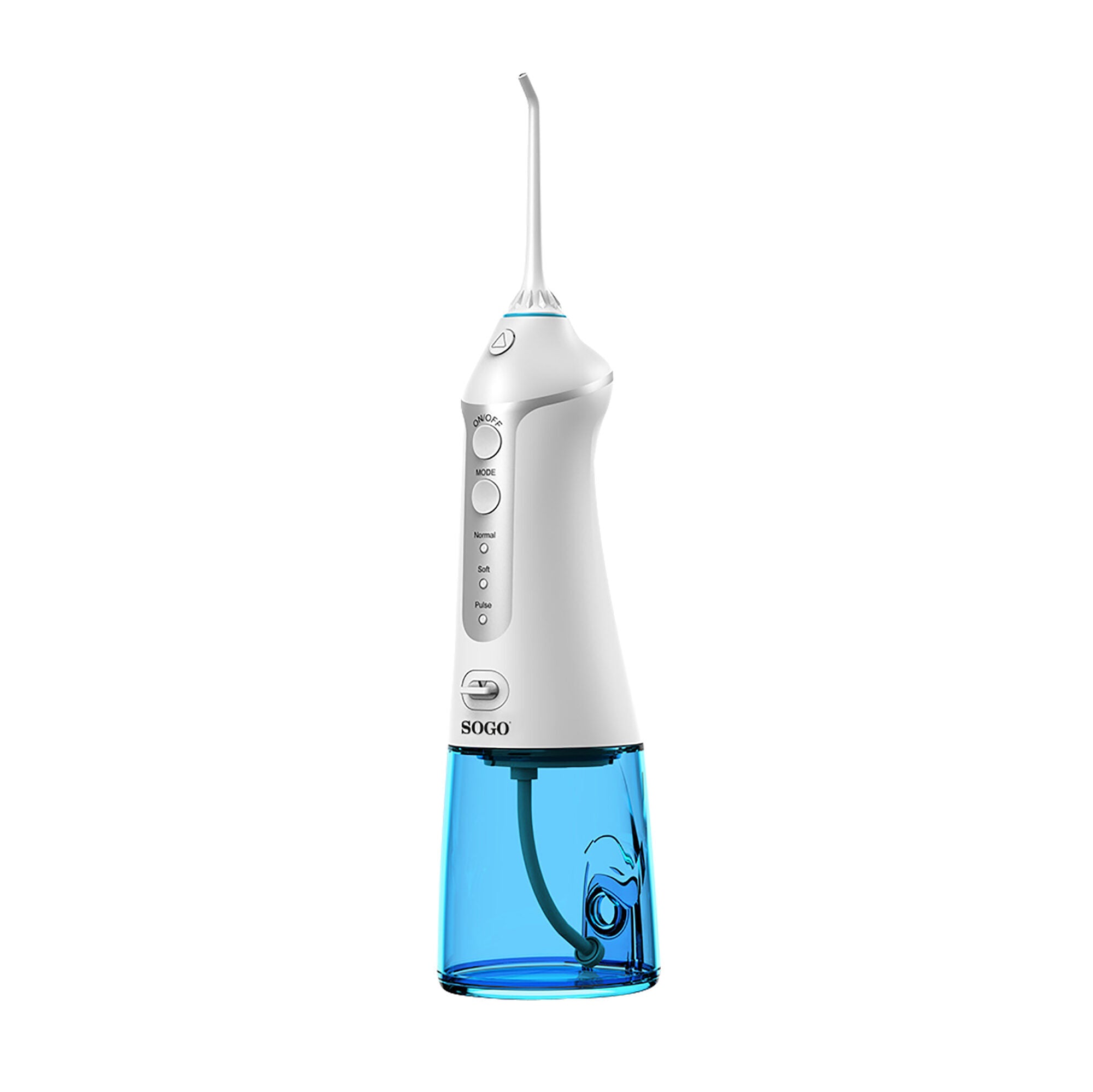 Irrigatore orale dentale portatile ricaricabile 300 ml con 3 modalità ugello 360° Sogo