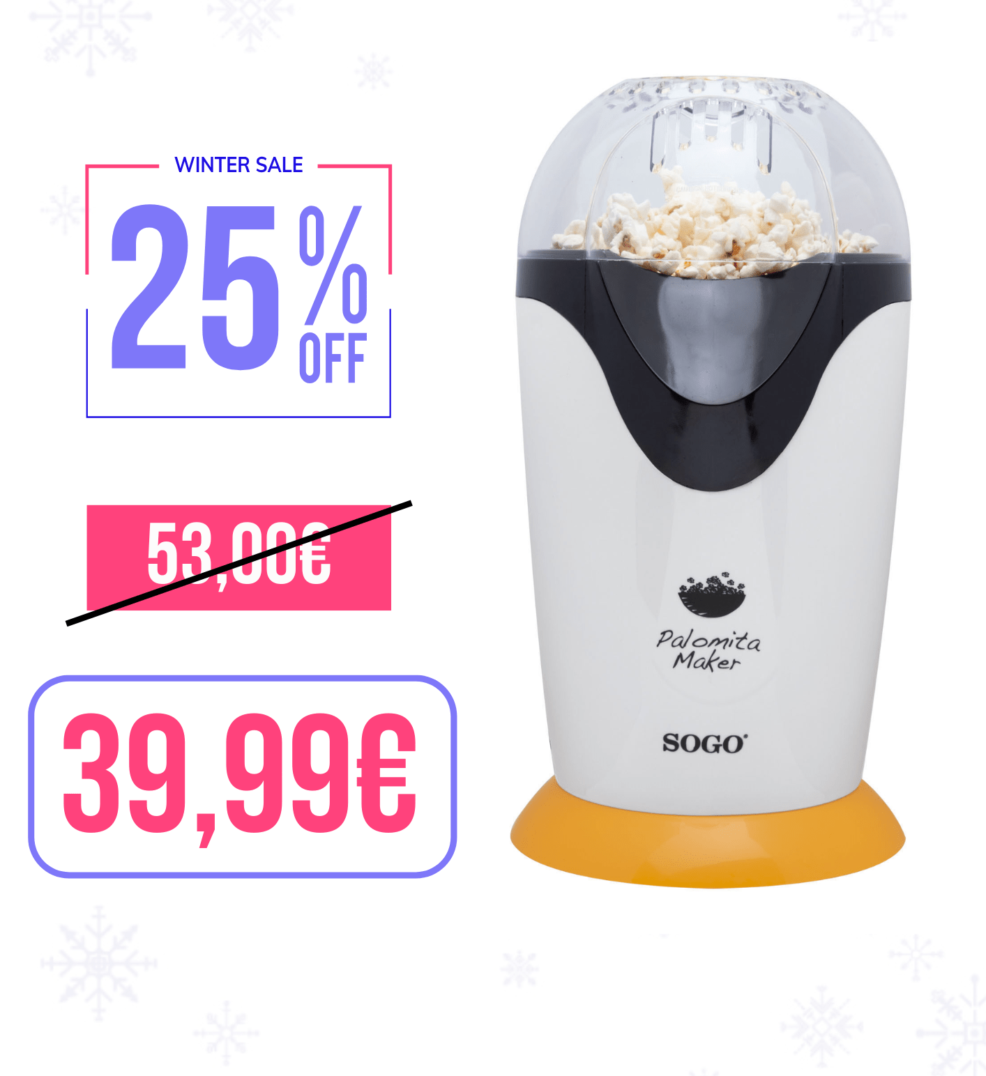 Macchina per PopCorn - 1200W