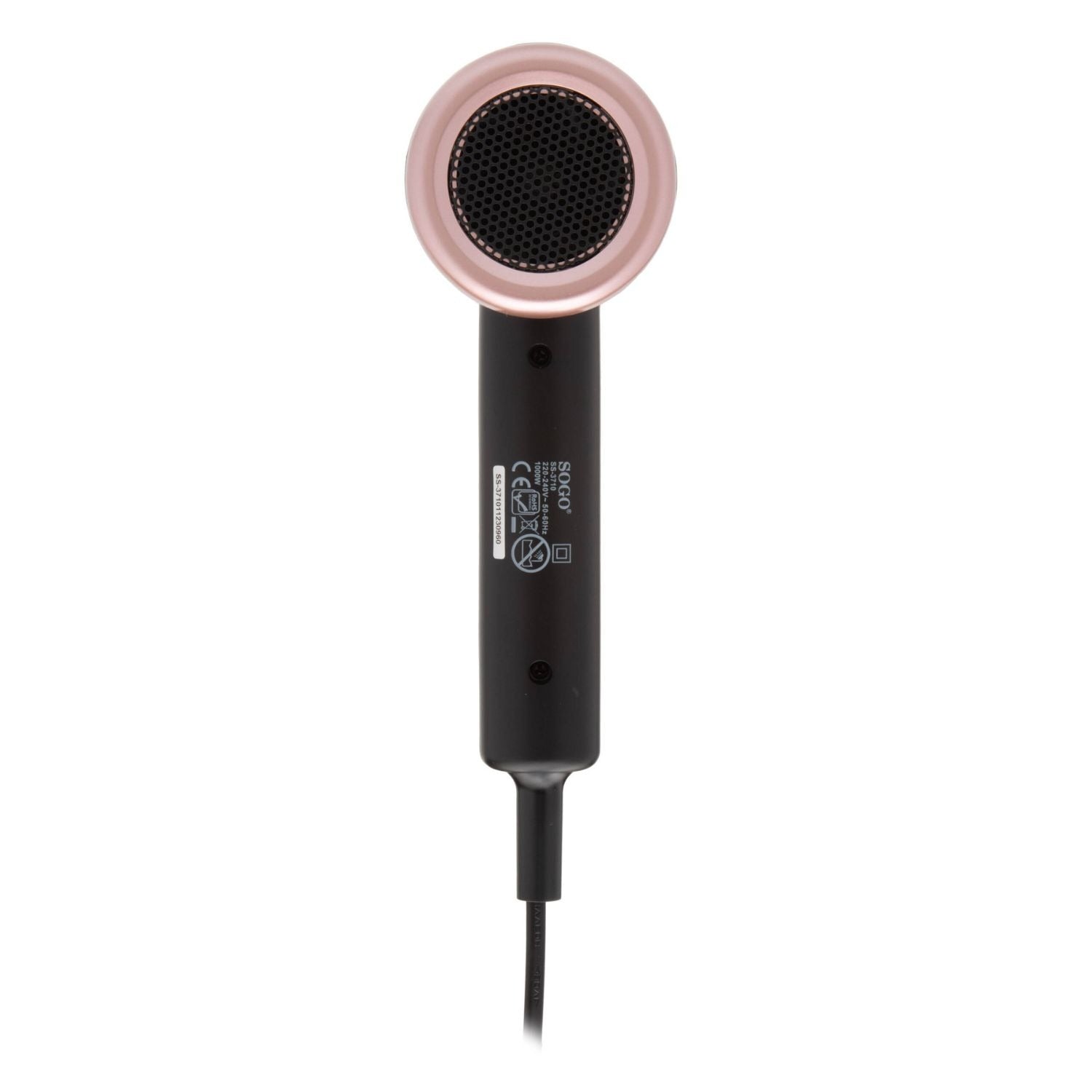 Mini phon da viaggio 1000W con 2 velocità e motore DC compatto Sogo