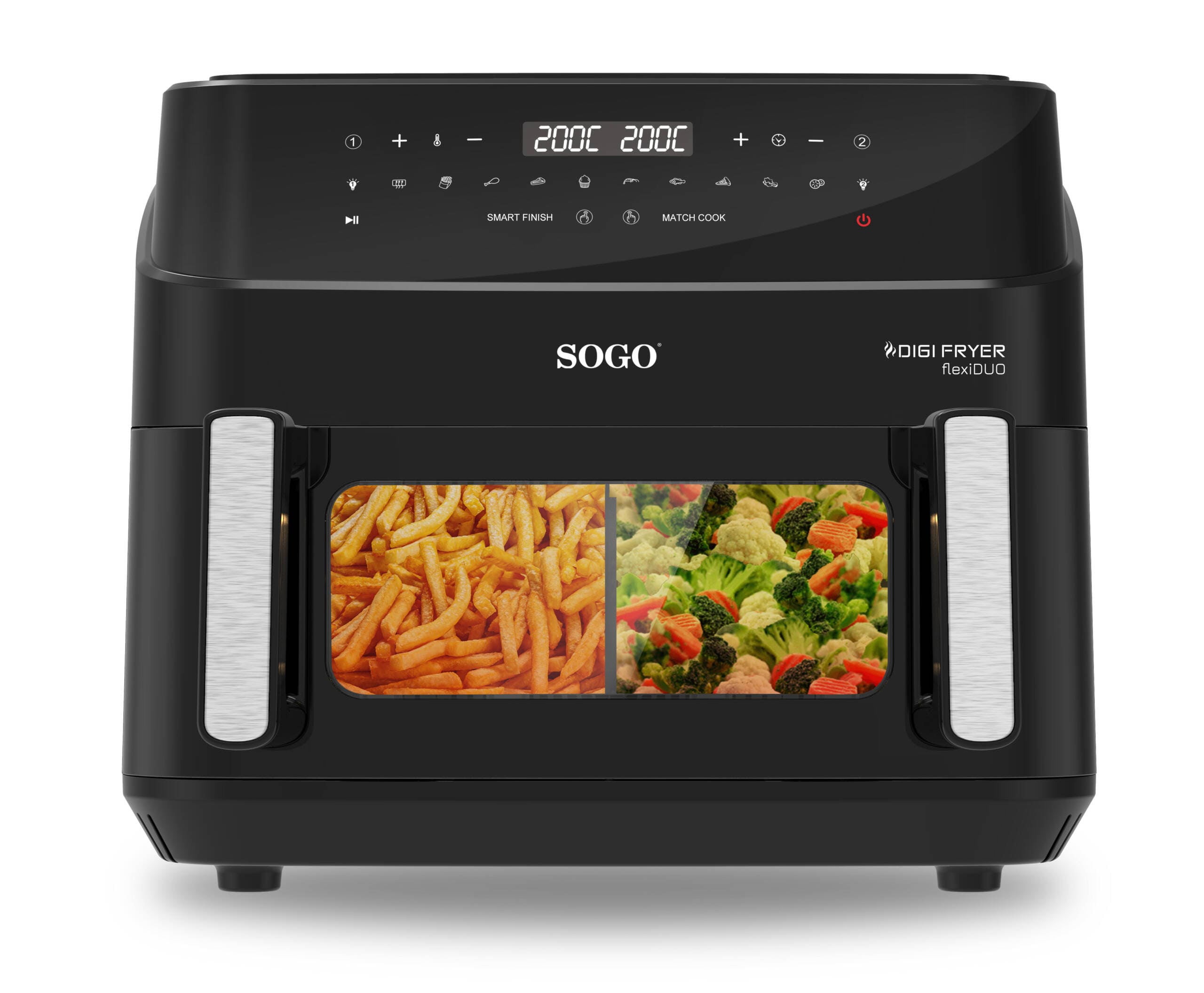 Friggitrice ad Aria Intelligente Multifunzionale 10,5L