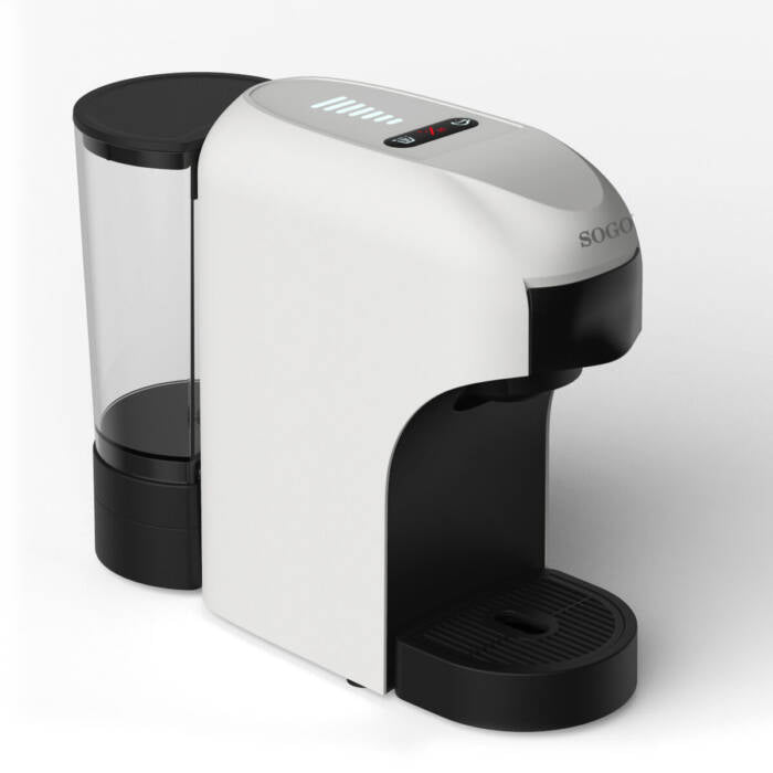 Macchina Caffè Espresso SOGO 4 in 1: Sistema Multi-Bevanda (Capsule, Cialde e Macinato)