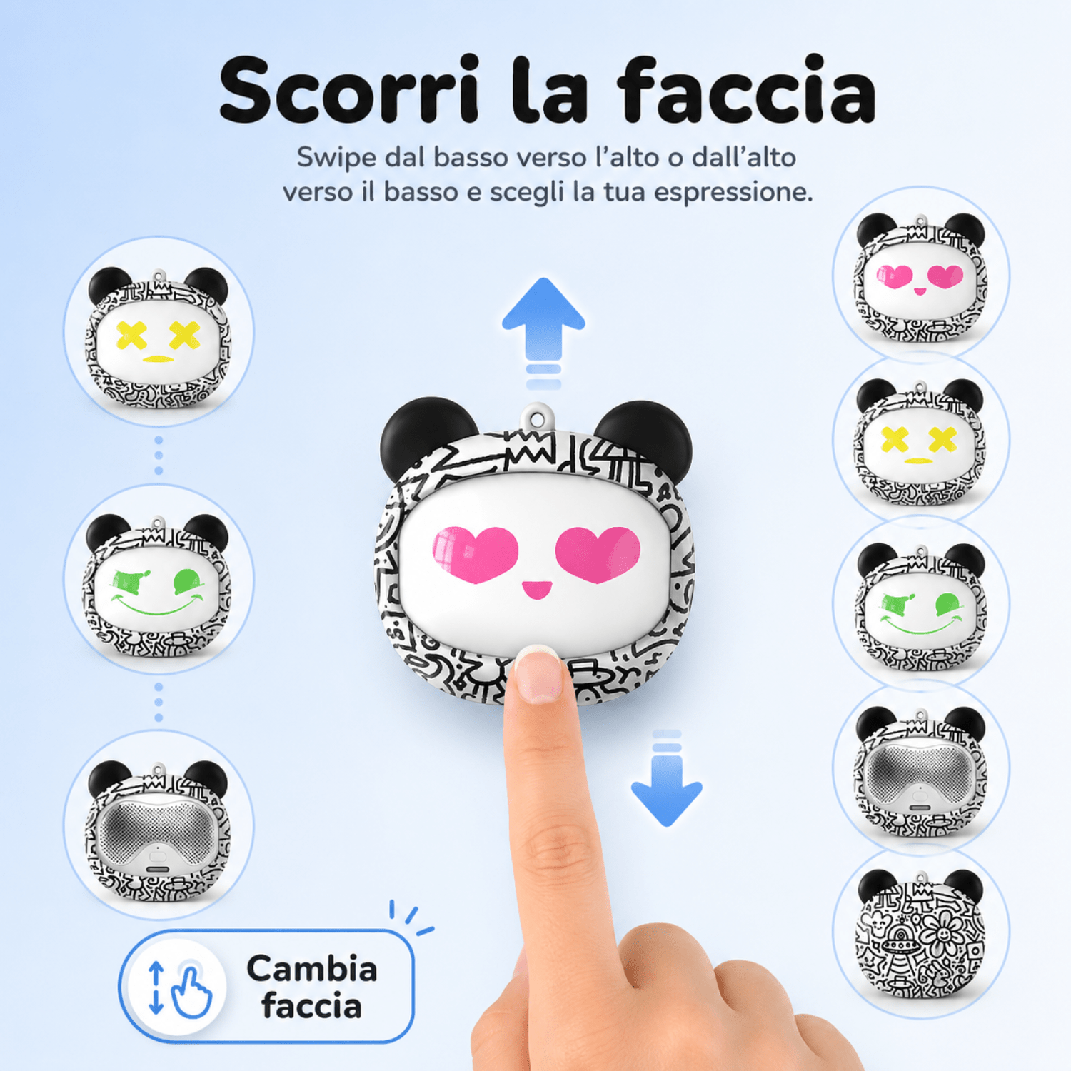 Cassa Bluetooth SwipeMe – Speaker Wireless Ricaricabile con Custodia