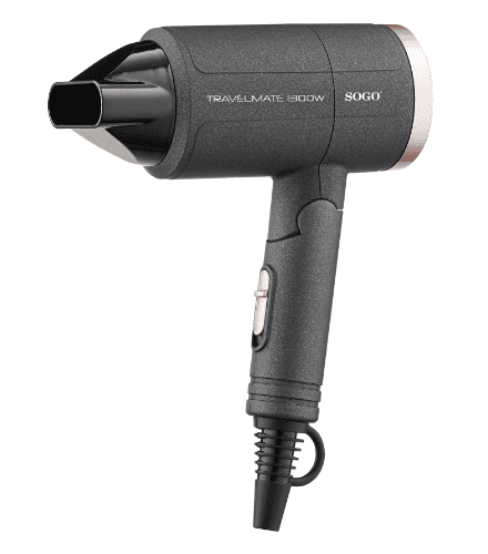 Phon da viaggio 1200W pieghevole