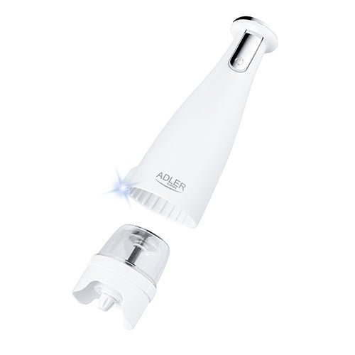 Set Macina Sale e Pepe Elettrico USB 3 in 1 con Macine in Ceramica e Regolazione della Granulometria Adler