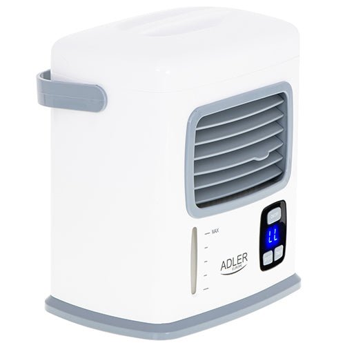 Raffrescatore Evaporativo Portatile 3 in 1 USB o Batterie 500 ml con Timer LCD Adler