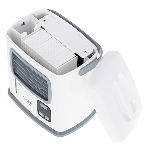 Raffrescatore Evaporativo Portatile 3 in 1 USB o Batterie 500 ml con Timer LCD Adler