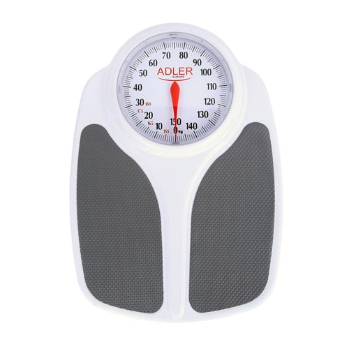 Bilancia Pesapersone Meccanica Analogica 130 Kg con Quadrante e Manopola di Taratura Adler