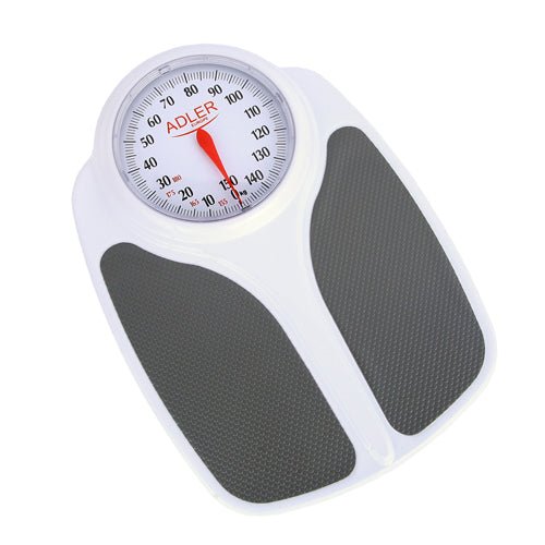 Bilancia Pesapersone Meccanica Analogica 130 Kg con Quadrante e Manopola di Taratura Adler