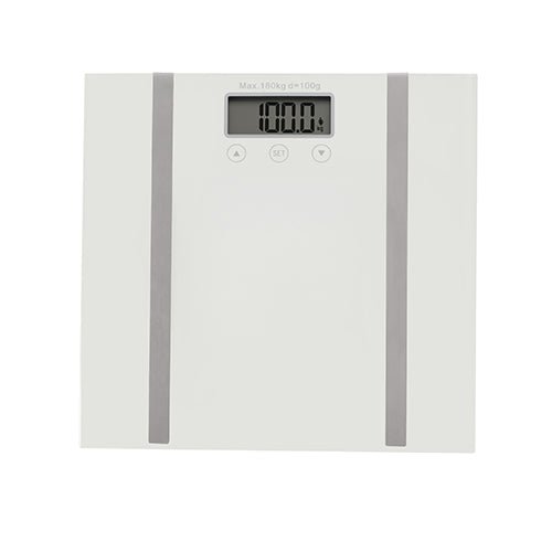 Bilancia Pesapersone Digitale 180 Kg con Analisi Massa Grassa, Idratazione e Massa Muscolare Adler