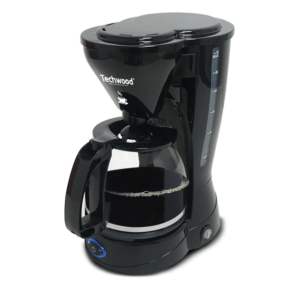 Techwood Macchina da Caffè Americano 12-15 Tazze 1,5L – Sistema Antigoccia, Arresto Automatico