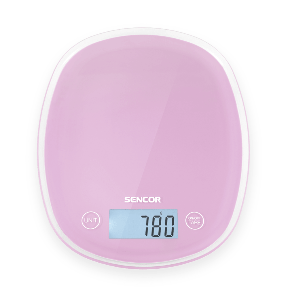 Bilancia da Cucina Digitale Touch 5 Kg Precisione 1 g con Tara Sencor Rosa