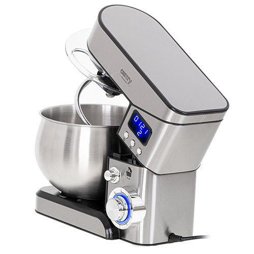 Camry Impastatrice Planetaria 5L 2000W – Timer LCD, Ciotola in Acciaio Inox