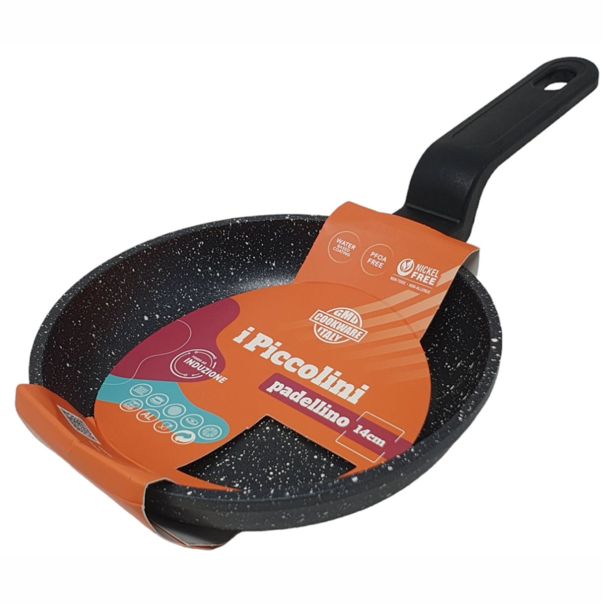 Padella 14 cm pressofusa per induzione - Piccolini GMD