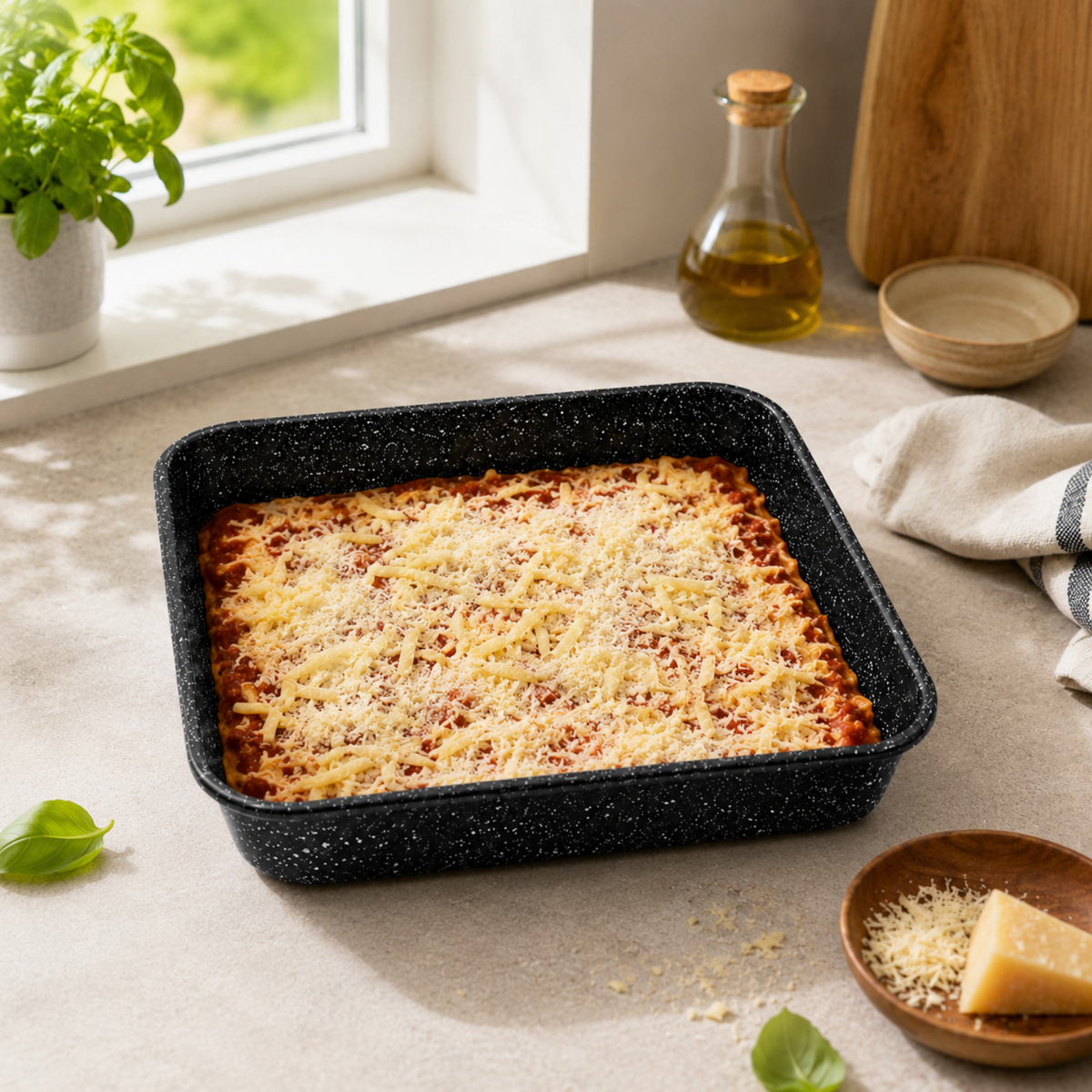 Teglia quadrata 22x22 cm da forno - Dolce & Salato GMD