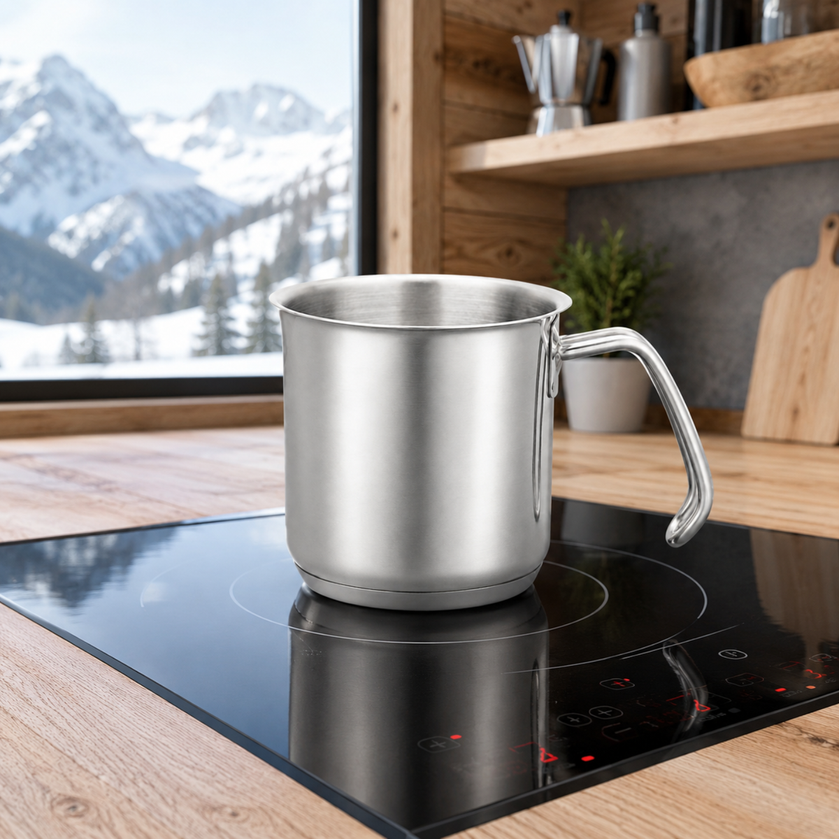 Bollilatte 10 cm in acciaio inox 18/10 - Divinox GMD