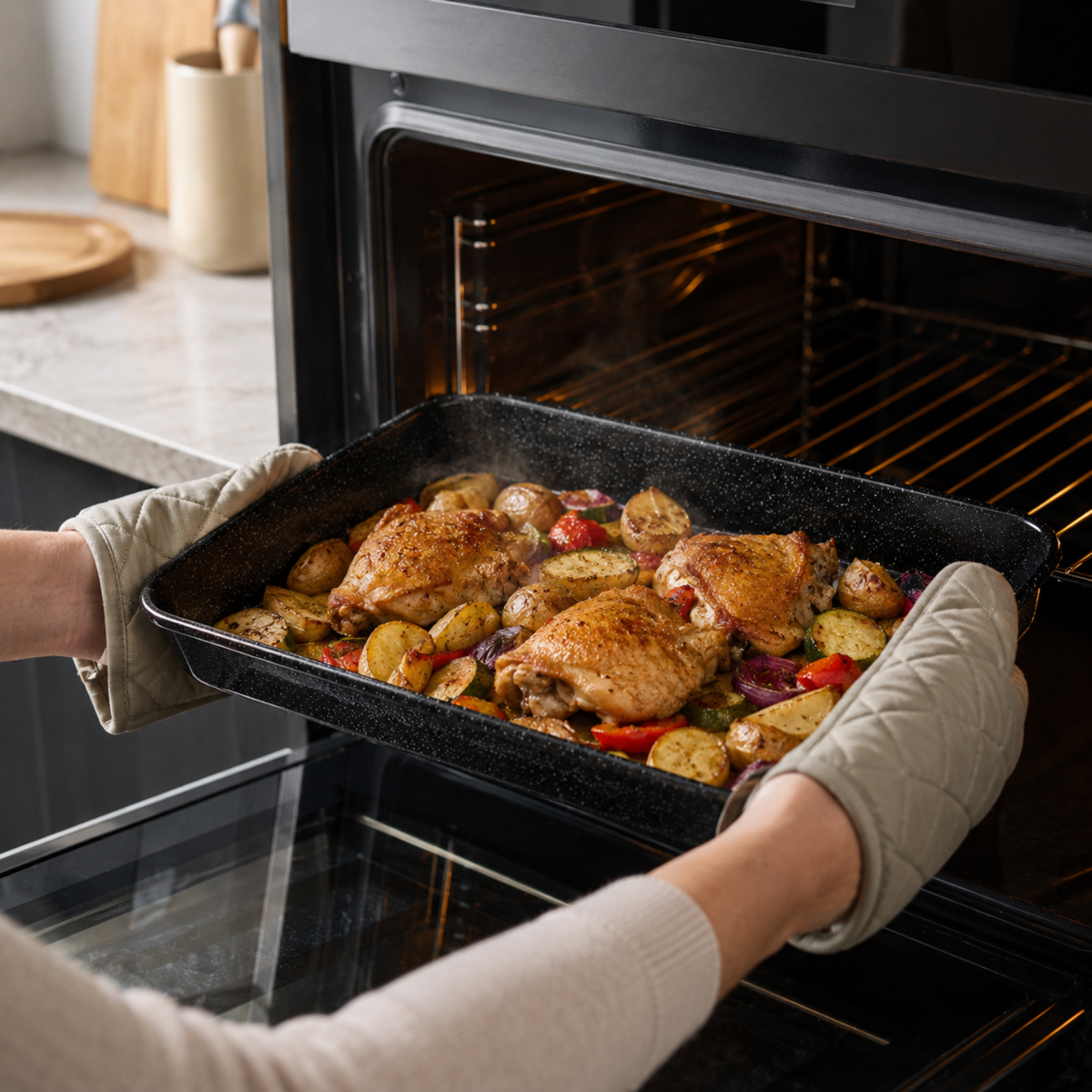 Teglia quadrata 40x40 cm da forno - Dolce & Salato GMD