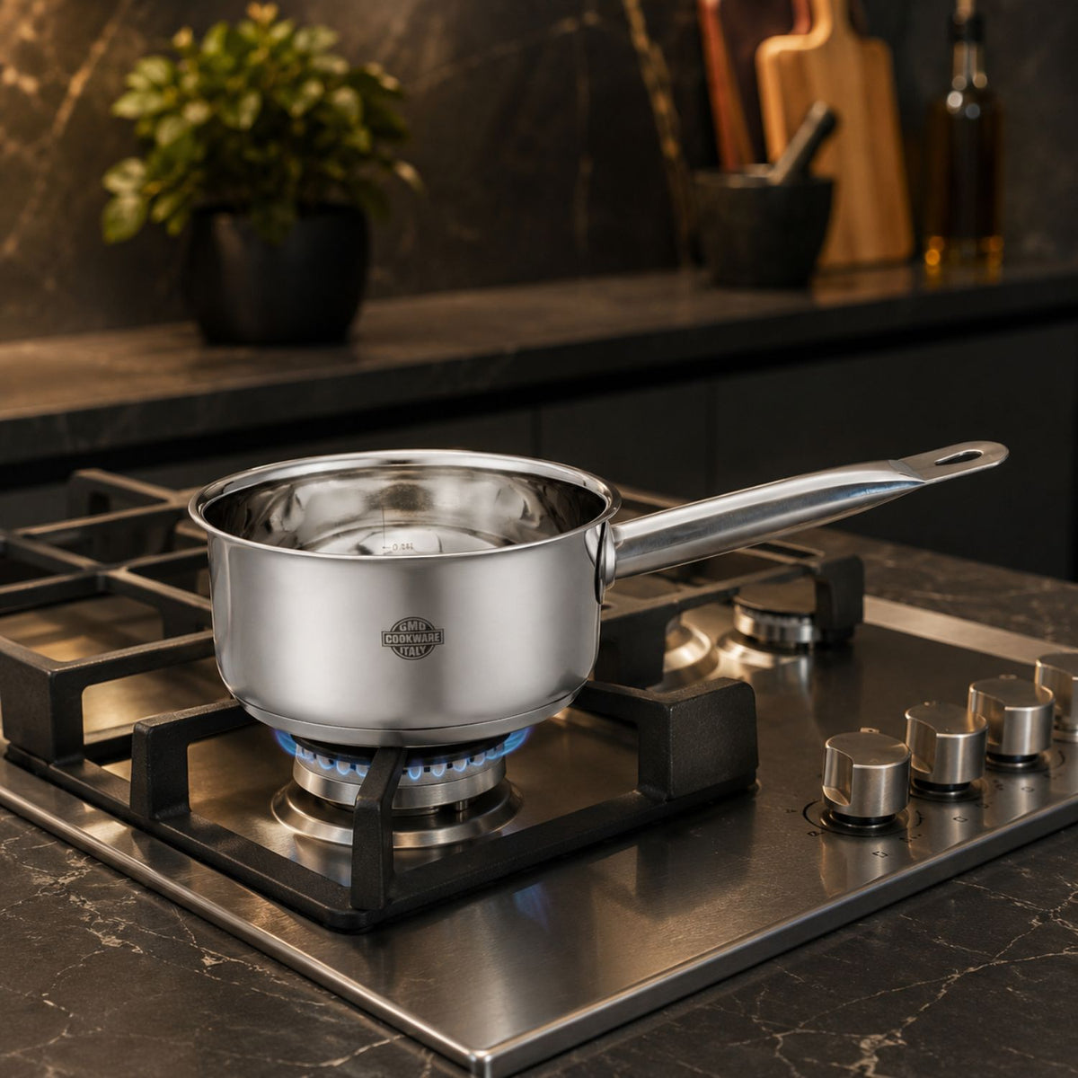 Set 3 casseruole in acciaio inox 18/10 da 12 - Divinox GMD