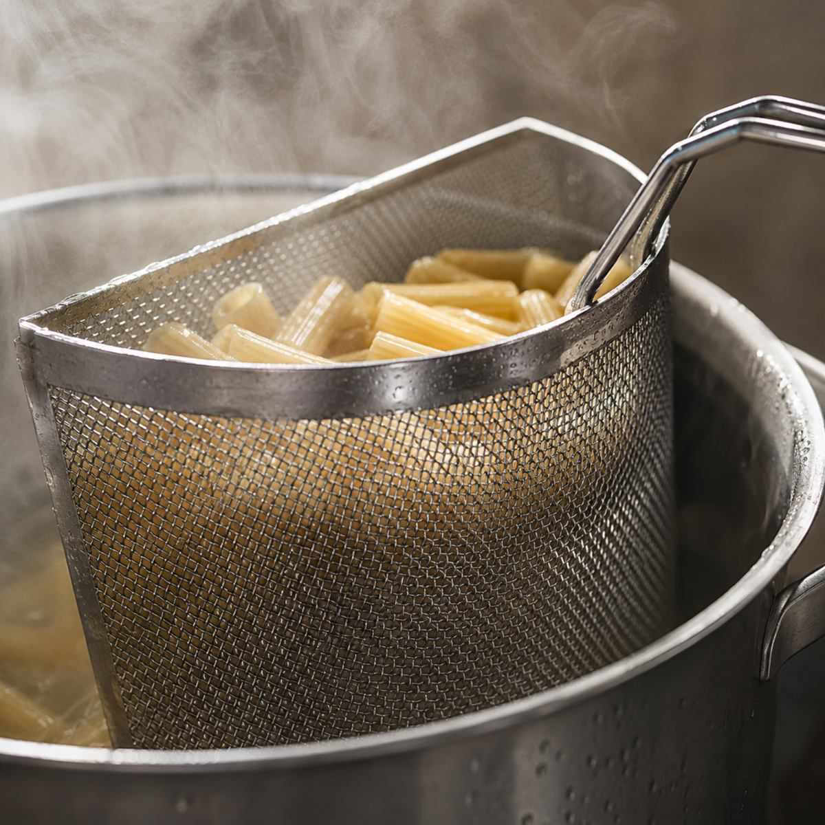 Spicchio bollipasta 22 cm in acciaio inox 18/10 per cuocere la pasta - GMD - GMD
