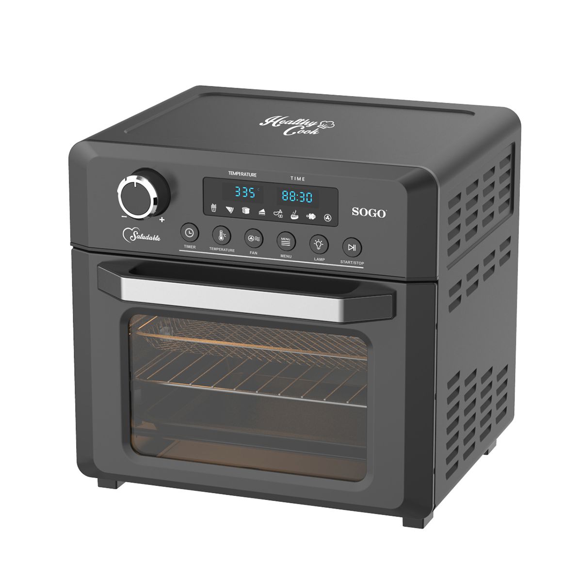 Friggitrice+ Forno + Essicatore + Girarrosto - SAMULAND
