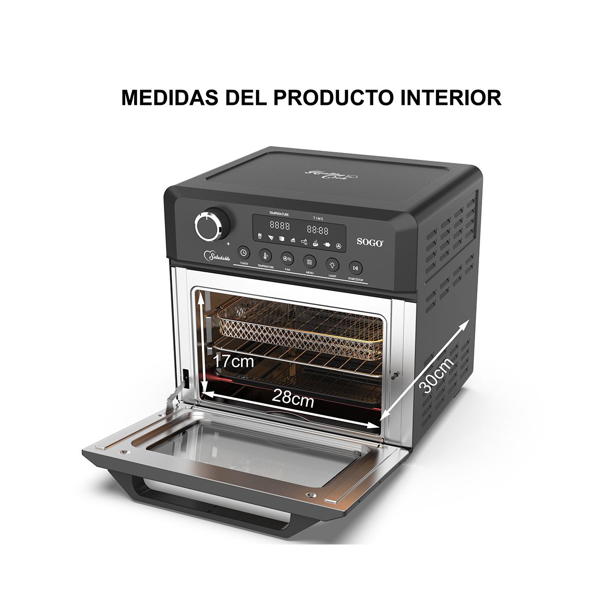 Friggitrice+ Forno + Essicatore + Girarrosto - SAMULAND