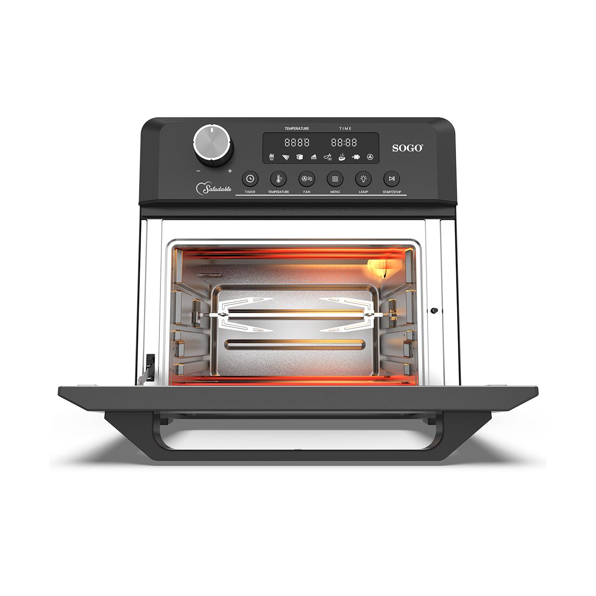 Friggitrice+ Forno + Essicatore + Girarrosto - SAMULAND