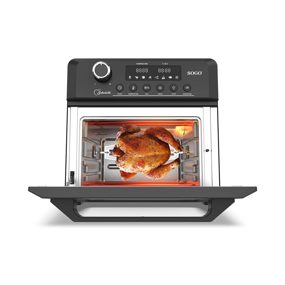 Friggitrice+ Forno + Essicatore + Girarrosto - SAMULAND