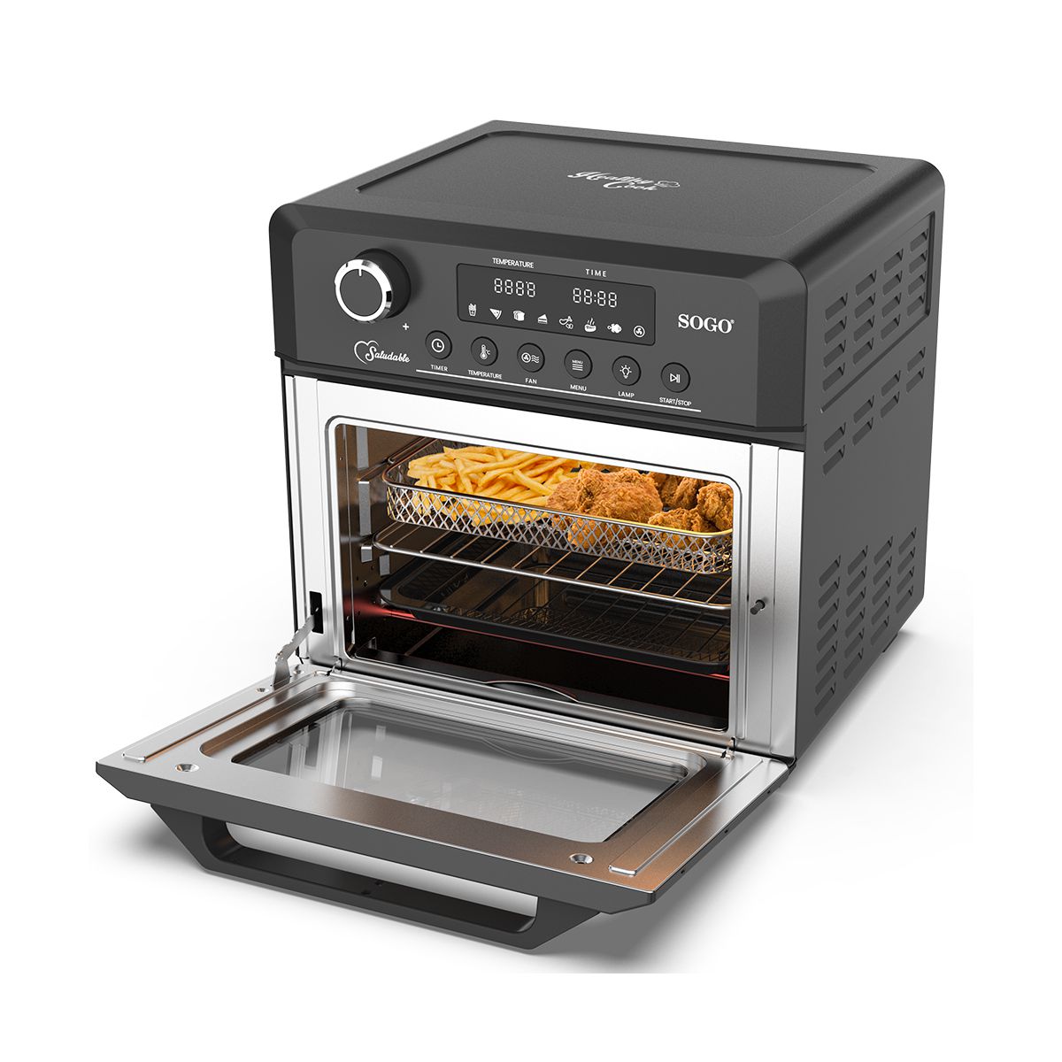 Friggitrice+ Forno + Essicatore + Girarrosto - SAMULAND