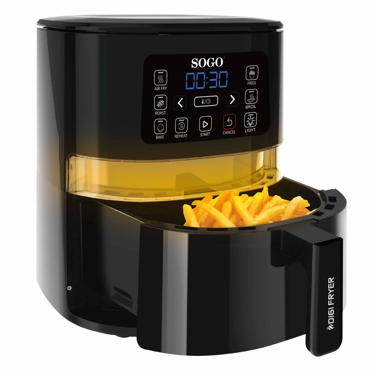 Friggitrice ad aria SOGO 4 L 1600 W con finestra - immagine 7