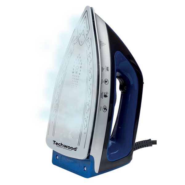 Techwood Generatore di Vapore 2250W a Ricarica Continua – Piastra Ceramica, Stiratura Verticale, TC-2256